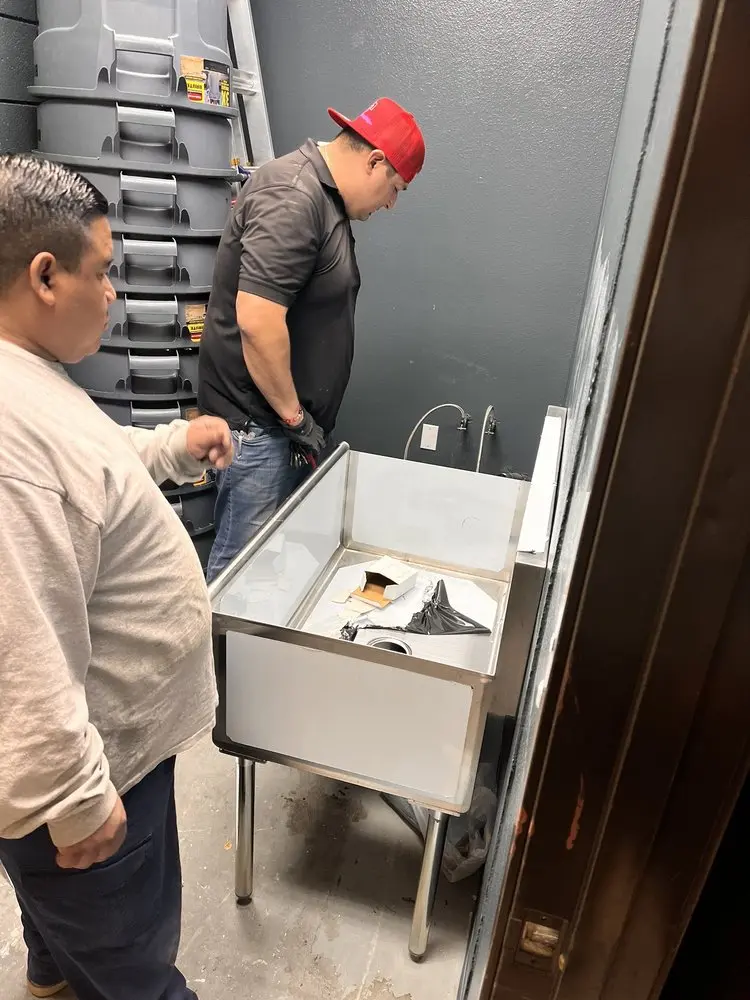 Commercial plumbing and sink installation in Silver Springs